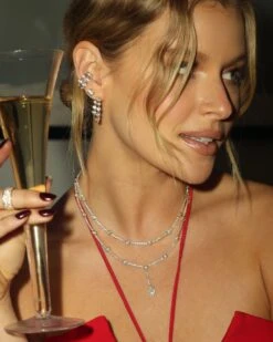 She's An Icon Double Hoops - Gold|White Diamondettes -Melinda Maria 10 24 202300372copy2 a2e21570 1691 433e 8c02 883bd86741ed