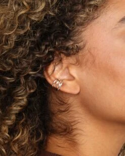 "She's So Smooth" Ear Cuff - Silver -Melinda Maria 8 24 233228 v2