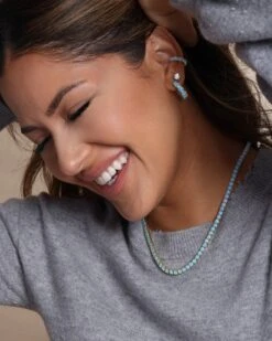 Grand Heiress Tennis Necklace - Gold|Blue Opal -Melinda Maria APRIL 19 20232826 Editcopy 486bf426 8005 432e 89e1 43f2d2c3f768