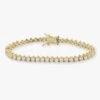 Not Your Basic Tennis Bracelet - Gold|White Diamondettes 1 Not Your Basic Tennis Bracelet - Gold|White Diamondettes -Melinda Maria BRACELETE MED GOLD V1 91898281 7852 4749 8157 6298e18d0ed7