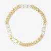 Baby Julian's Obsessed With Diamonds Bracelet - Gold|White Diamondettes