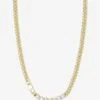 Baby Julian Loves Diamonds Necklace - Gold|White Diamondettes -Melinda Maria BabyJulianLovesDiamondsNecklace N6397 G WTCZ P V1