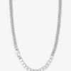 Baby Julian REALLY Loves Diamonds Necklace - Silver|White Diamondettes