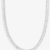 Baby "She's So Fine" Tennis Necklace - Silver|White Diamondettes -Melinda Maria BabyShe sSoFineTennisNecklace N6358 P S v1 a62d9ebc 6d98 49e6 85e6 547a18e6f5b4