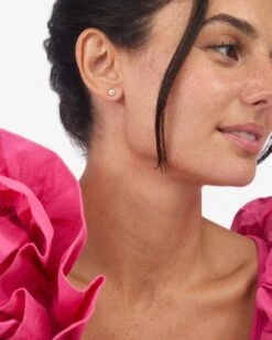 Baroness 4mm Studs - Gold|White Diamondettes 10 Baroness 4mm Studs - Gold|White Diamondettes -Melinda Maria Baroness4mmStuds E7106 G E V2a