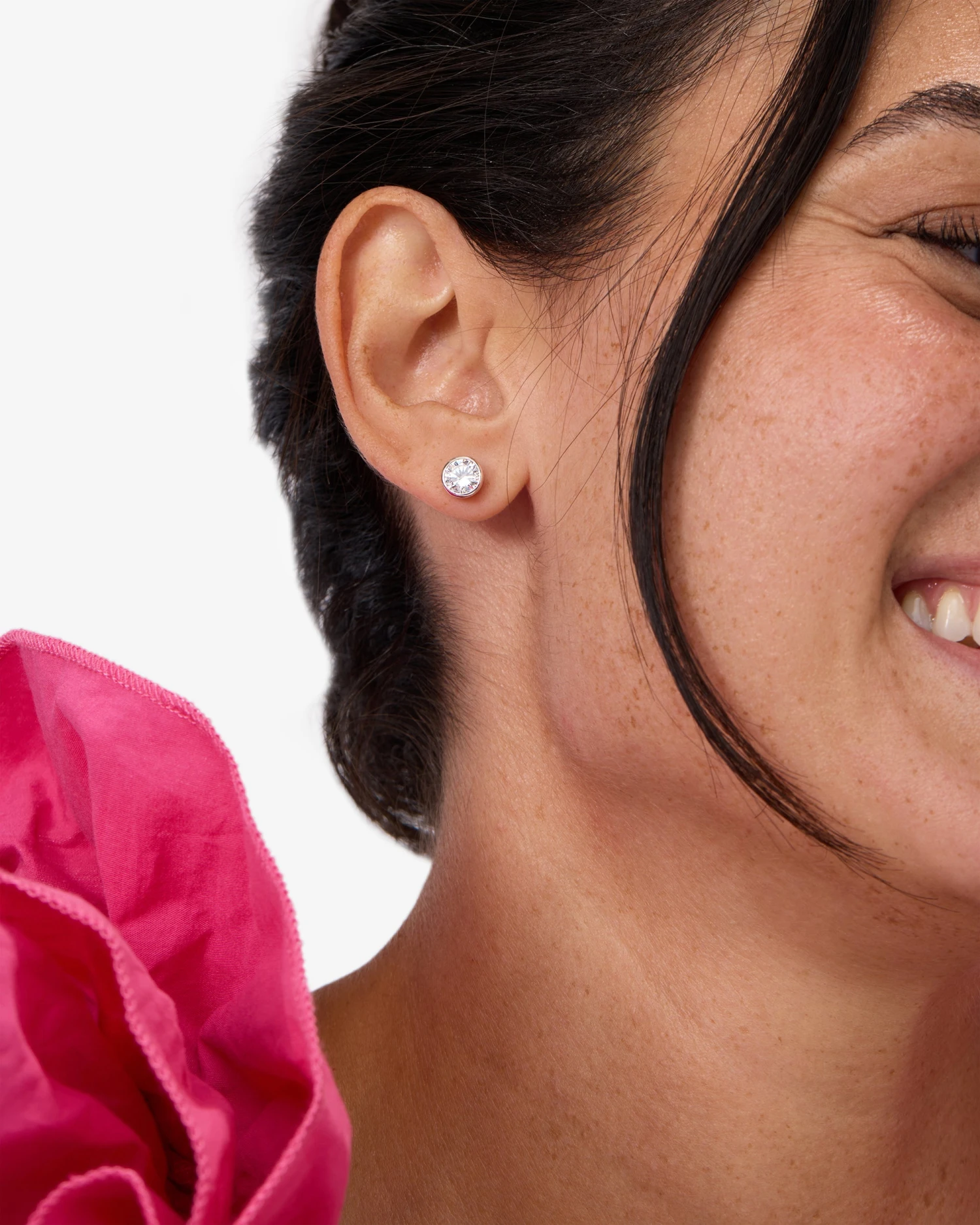 Baroness 6mm Studs - Silver|White Diamondettes 4 Baroness 6mm Studs - Silver|White Diamondettes - Image 2