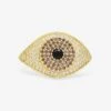 Black Evil Eye Ring - Gold|Black Diamondettes 1 Black Evil Eye Ring - Gold|Black Diamondettes -Melinda Maria BlackEvilEyeRing R6119 G P V1