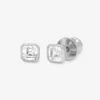 Duchess 4mm Studs - Silver|White Diamondettes -Melinda Maria Duchess 4mm Studs E7098 S WT P V1