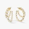 She's An Icon Double Hoops - Gold|White Diamondettes -Melinda Maria Earring 1 Double G v1 97b0ba19 b55c 4efe bb3f a6c695bf36c5