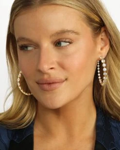 She's An Icon Hoops 2" - Gold|White Diamondettes -Melinda Maria EmptyName4 v1 11e7c21b 174b 420d 8a10 06341a13bea6