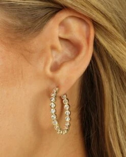 Baroness Hoops 1.25" - Gold|White Diamondettes -Melinda Maria EmptyName69 v1 a2f5f78c a813 4472 ad1c 59dbb626dea0