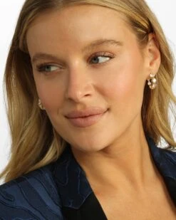 She's An Icon Hoops .75" - Gold|White Diamondettes -Melinda Maria EmptyName7 v1 88a67178 6e20 4ebc 9dd8 d3ec24bba431