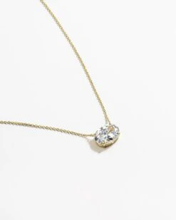 Hello Gorgeous! Necklace - Gold|White Diamondettes -Melinda Maria GPW a280bfbb 760f 4581 8c7a 66ff3f0a69c1