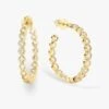 Baroness Hoops 1.25" - Gold|White Diamondettes -Melinda Maria GWP DEC G V1 7440903e b17a 45d8 b270 96eb4e6602d0