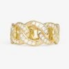 Graduated Pavé Julian Ring - Gold|White Diamondettes -Melinda Maria GraduatedPaveJulianRing G V1 P