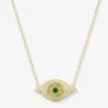 Green Evil Eye Necklace - Gold|Emerald -Melinda Maria GreenEvilEyeNecklace N6374 G P V1 cafe437b a8e7 41c6 bccc 4597591611d1