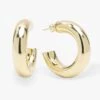 "She's So Smooth" Tube Hoops - Gold -Melinda Maria HOOPS1 GOLD V1 e39715c1 1715 404d b1a6 5af5cfc59331