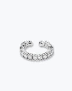 Heiress Ear Cuff - Silver|White Diamondettes 9 Heiress Ear Cuff - Silver|White Diamondettes -Melinda Maria HeiressEarCuff N6355 P S V2copy