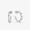 Heiress Hoops .75" - Silver|White Diamondettes -Melinda Maria HeiressOmbreHoops.75 E7089 WHT S G V1 18f4d61d d363 462d 8eef ac4c397bcb0b
