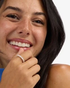 Heiress Ring - Silver|White Diamondettes -Melinda Maria HeiressRing R6121 S E V2