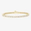 Heiress Tennis Bracelet - Gold|White Diamondettes