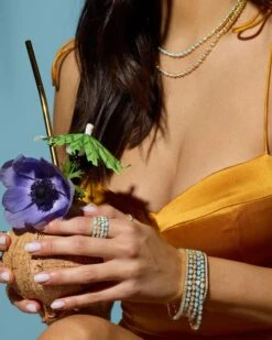 Isla Tennis Bracelet - Gold|Blue Opal 9 Isla Tennis Bracelet - Gold|Blue Opal -Melinda Maria IslaCollection2025 LS 0723FirstLook