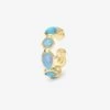 Isla Ear Cuff - Gold|Blue Opal -Melinda Maria IslaEarCuff E7132 G BOPCZ P V1