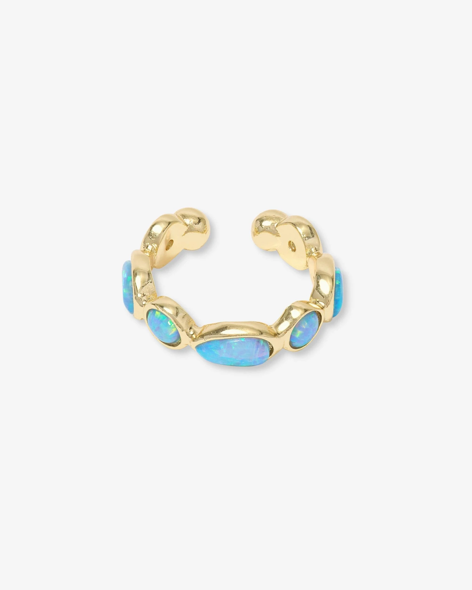 Isla Ear Cuff - Gold|Blue Opal 5 Isla Ear Cuff - Gold|Blue Opal - Image 3