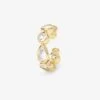 Isla Ear Cuff - Gold|White Diamondettes