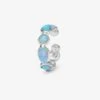 Isla Ear Cuff - Silver|Blue Opal