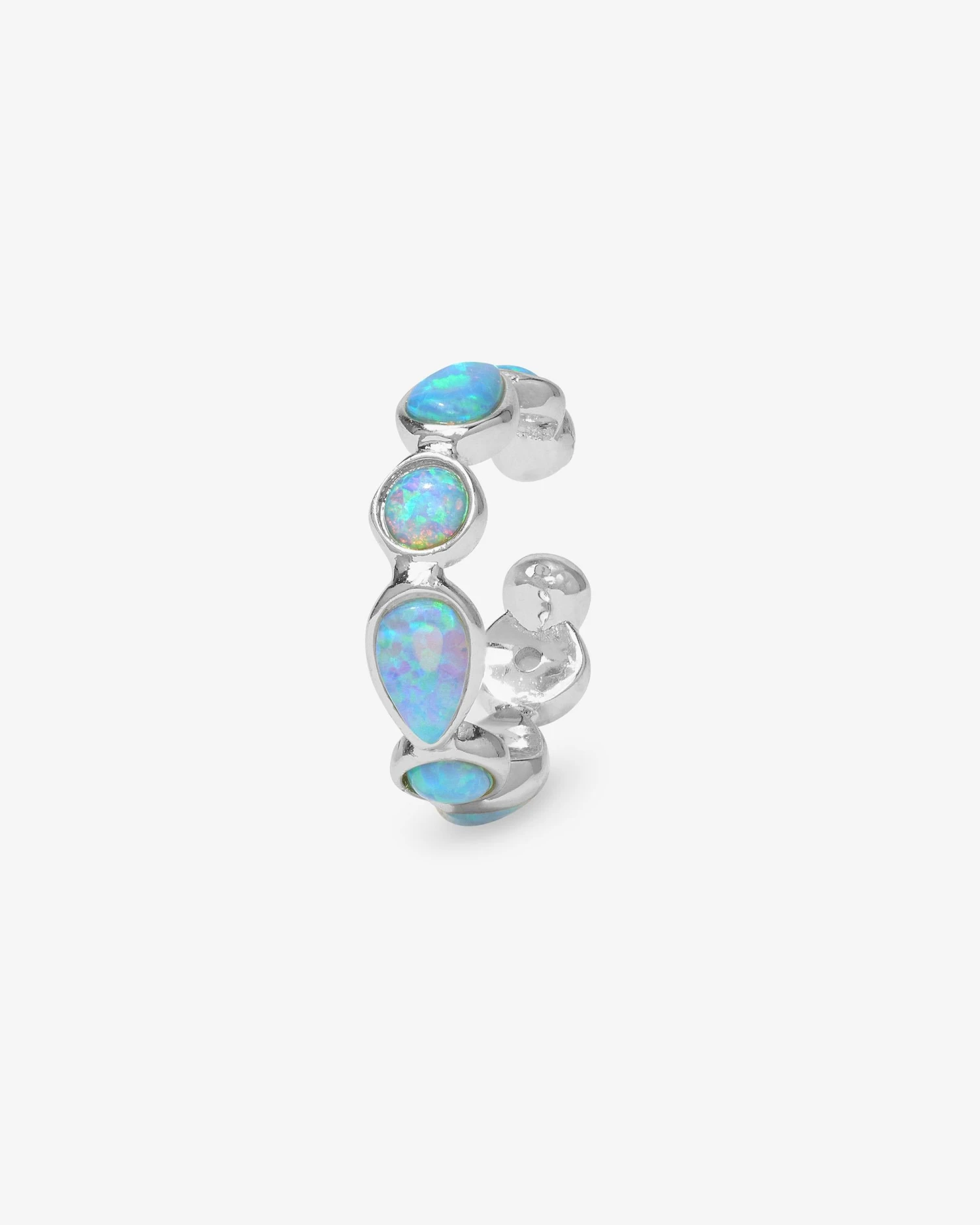 Isla Ear Cuff - Silver|Blue Opal 3 Isla Ear Cuff - Silver|Blue Opal