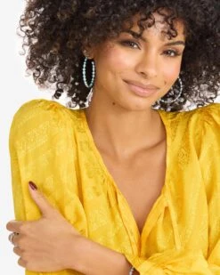 Isla Hoops 2" - Silver|Blue Opal -Melinda Maria IslaHoops2 E7137 S BOPCZ E V2