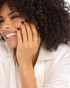 Isla Ring - Gold|White Diamondettes -Melinda Maria IslaRing R6134 G WTCZ E V2