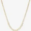 Isla Samantha Tennis Necklace - Gold|White Diamondettes -Melinda Maria IslaSamanthaTennisNecklace N6395 G WTCZ P V1 35581054 b94a 49cc 9c8e 1a2b1c2abf09