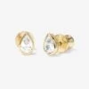 Isla 6mm Studs - Gold|White Diamondettes 1 Isla 6mm Studs - Gold|White Diamondettes -Melinda Maria IslaStuds4mm E7138 G WTCZ P V1