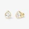 Isla 8mm Studs - Gold|White Diamondettes -Melinda Maria IslaStuds6mm E7139 G WTCZ P V1