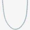 Isla Tennis Necklace - Silver|Blue Opal -Melinda Maria IslaTennisNecklace N6394 S BOPCZ P V1