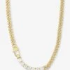Julian Loves Diamonds Necklace - Gold|White Diamondettes -Melinda Maria JN2677 P G MayCollection 02 01 20240058 V1 a0a018ba 9343 4cbb 8bb6 756542681fe7