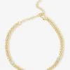 Julian Triple Diamond Choker - Gold|White Diamondettes -Melinda Maria JulianTripleDiamondCubanChainChoker N6362 P G V1 82b15e16 aa32 4807 abb0 7c3283a76f59