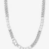 Julian's Obsessed With Diamonds Necklace - Silver|White Diamondettes