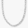 Lil Frankie Chain Necklace - Silver -Melinda Maria Lil FrankieChainNecklace N6383 S P V1 e21ff297 241a 4bc5 9240 6defbe738c0c