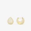 Lil' Norah Pave Earrings - Gold|White Diamondettes -Melinda Maria Lil NorahPaveEarrings E7151 G WTCZ P V1 d5f50875 a5ce 48ad 81ef 830663ca229f