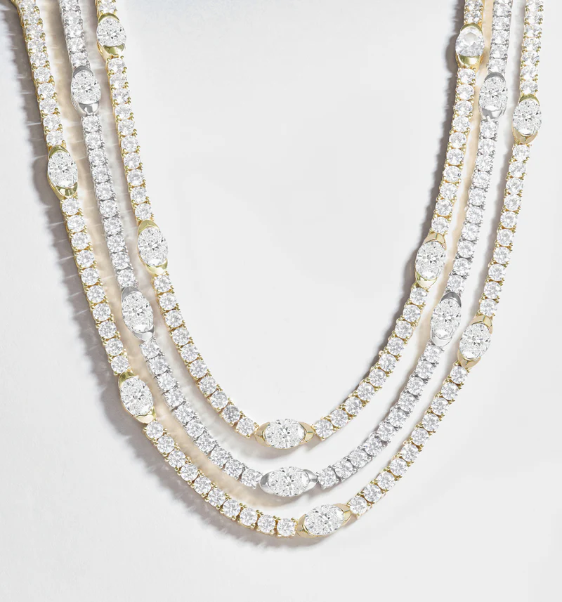 Melinda Maria 4 Melinda Maria -Melinda Maria MavenTennisNecklaces WhiteCZ MelindaMaria Middle