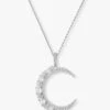 She's An Icon Moon Necklace - Silver|White Diamondettes -Melinda Maria N S V1 cb44f8e9 3066 491e a5cb cf4217737a9c
