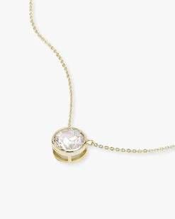 Mama Baroness Pendant - Gold|White Diamondettes -Melinda Maria NACKLAC 5 GOLD V2 71dd4849 a075 4330 a368 21c6cf2674b2