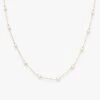 Perfect Pearl Infinity Necklace - Gold -Melinda Maria NACKLACEANGLE GOLD V2 ebce6496 ea37 4940 8f33 e3ffe2412aee