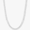 Mama Not Your Basic Tennis Necklace - Silver|White Diamondettes 2 Mama Not Your Basic Tennis Necklace - Silver|White Diamondettes -Melinda Maria NotYourBasic Updated BigerSize SILVER V1 7a2b28fd e6c6 4296 9158 2376a5d511eb
