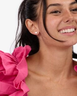 Not Your Basic 6mm Studs - Gold|White Diamondettes -Melinda Maria NotYourBasic.6mmStuds E7110 G E V2