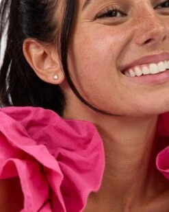 Not Your Basic 4mm Studs - Gold|White Diamondettes -Melinda Maria NotYourBasic4mmStuds E7109 G E V2