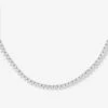 Not Your Basic Tennis Choker - Silver|White Diamondettes 2 Not Your Basic Tennis Choker - Silver|White Diamondettes -Melinda Maria NotYourBasicChoker N6355 P S V1 e209d7fb 51ed 4e41 be1c 91555c1ecc8c